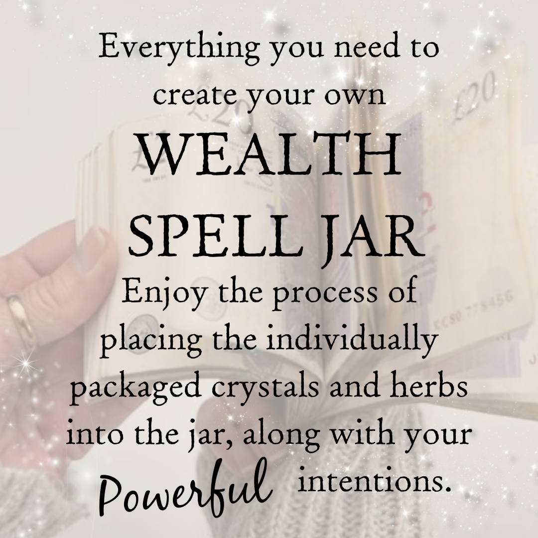 Wealth & Prosperity Spell Jar Kit | Complete DIY Set