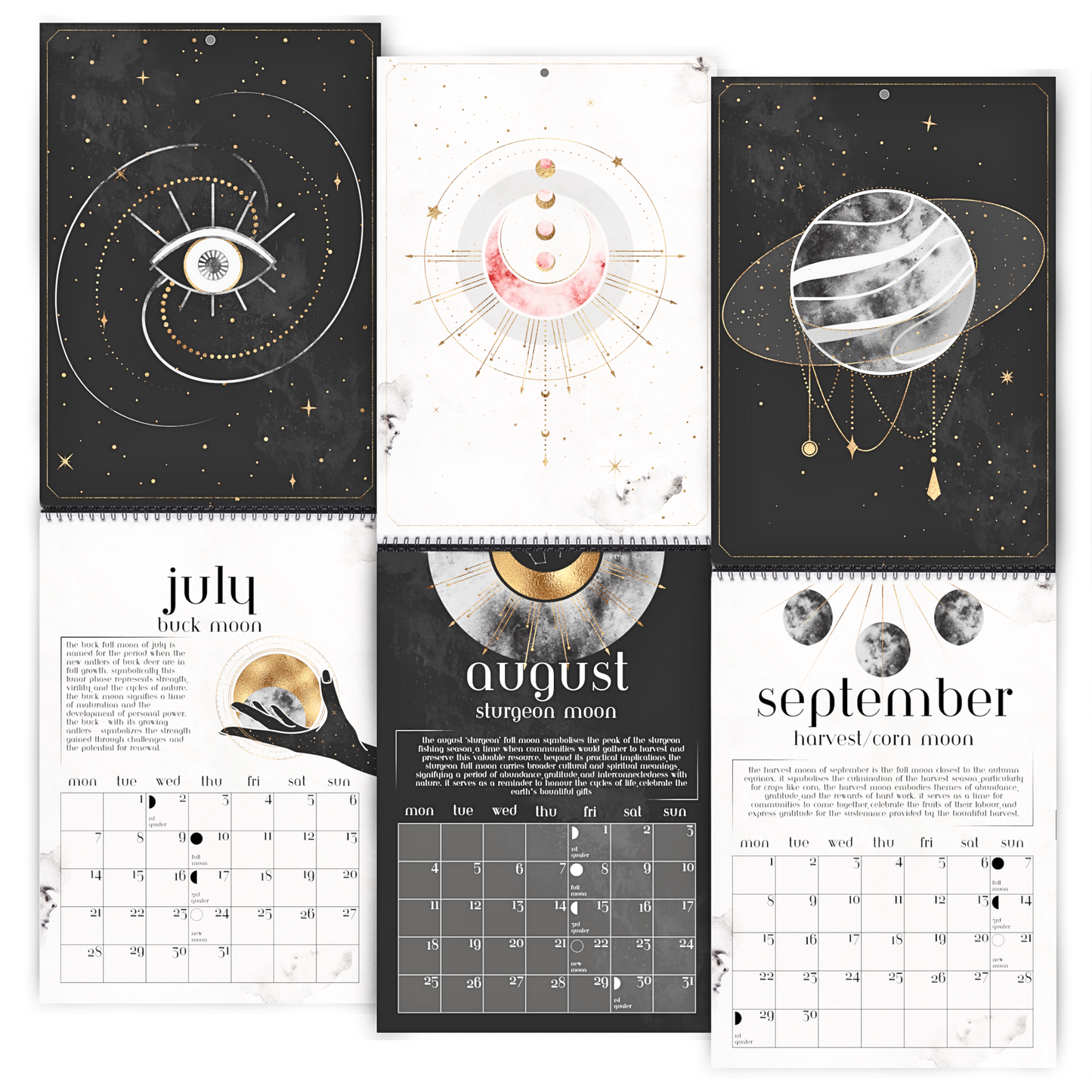 2025 Lunar Calendar | Witches Calendar 2025