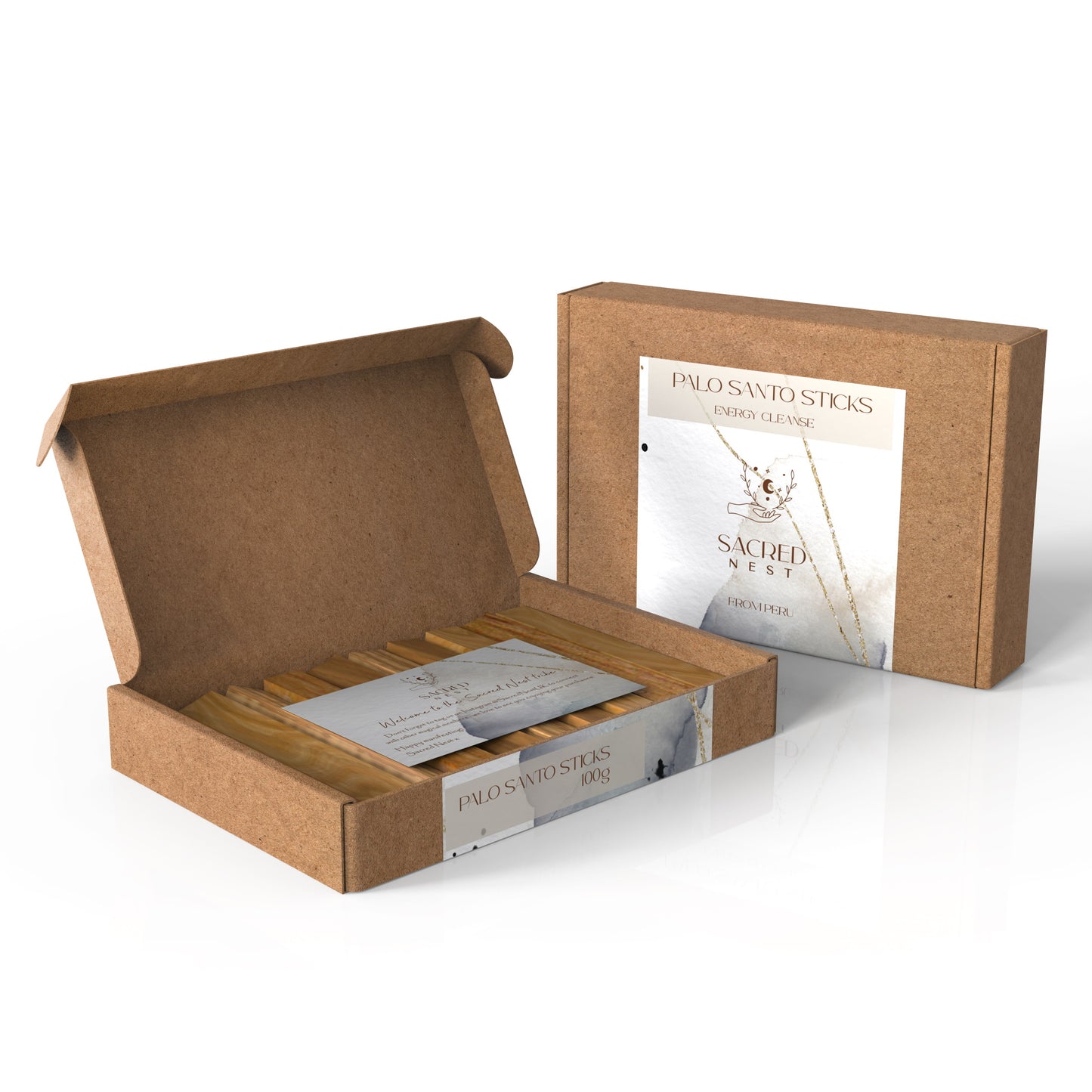 Premium Palo Santo Box - Energy Cleanse - 100g