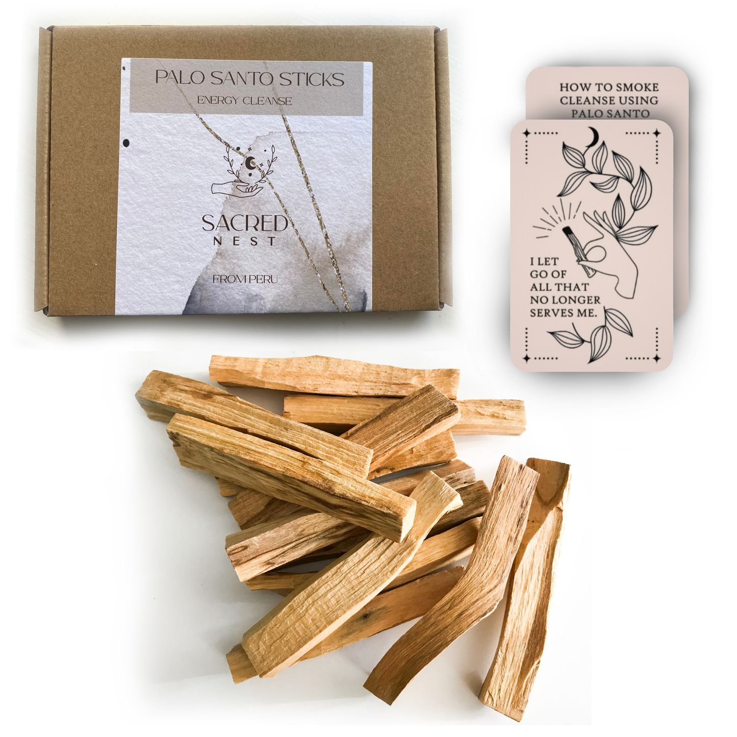 Premium Palo Santo Box - Energy Cleanse - 100g