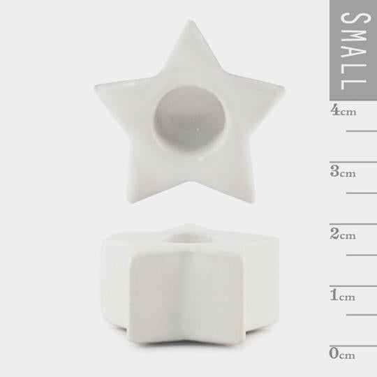 12 x Spell Candles + Ceramic Star Candle Holder